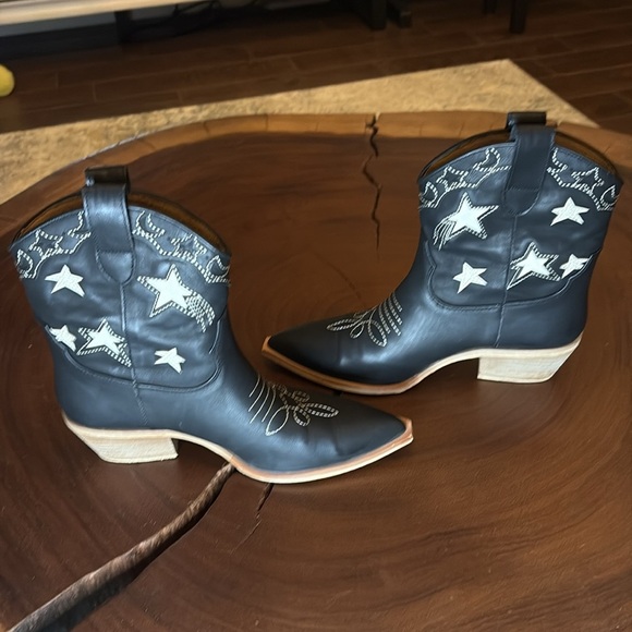 ShuShop Valencia Star Western Boots/ Size 9M - Picture 2 of 11
